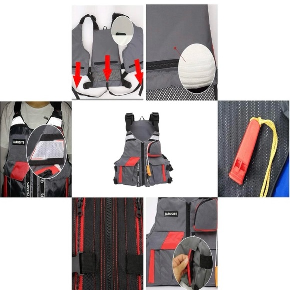 Jurasite Impact Jacket, Wakeboard Vest for Fishing Sailing Surfing Boating New - Picture 15 of 17